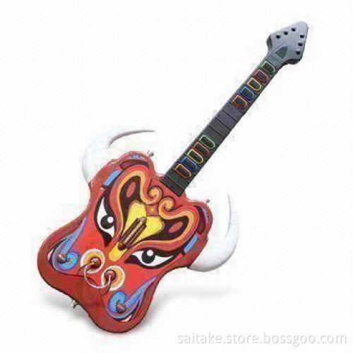 Wireless Guitar Controller for PS2, PS3, PC, Wii, and Xbox360, Measures 80 x 23 x 4cm
